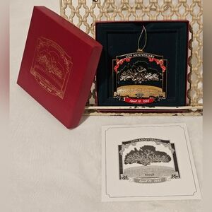 VTG 25th Anniversary Oklahoma Murrah Building Survivor Tree Christmas  Ornament